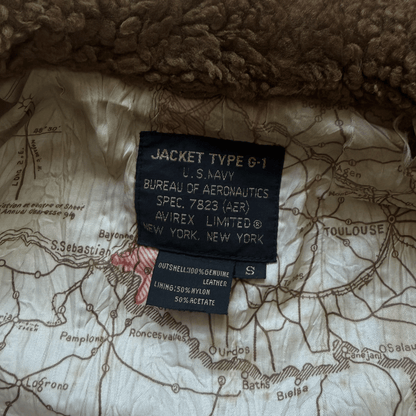 Avirex 1987 Top Gun G-1 Flight Jacket - S/M