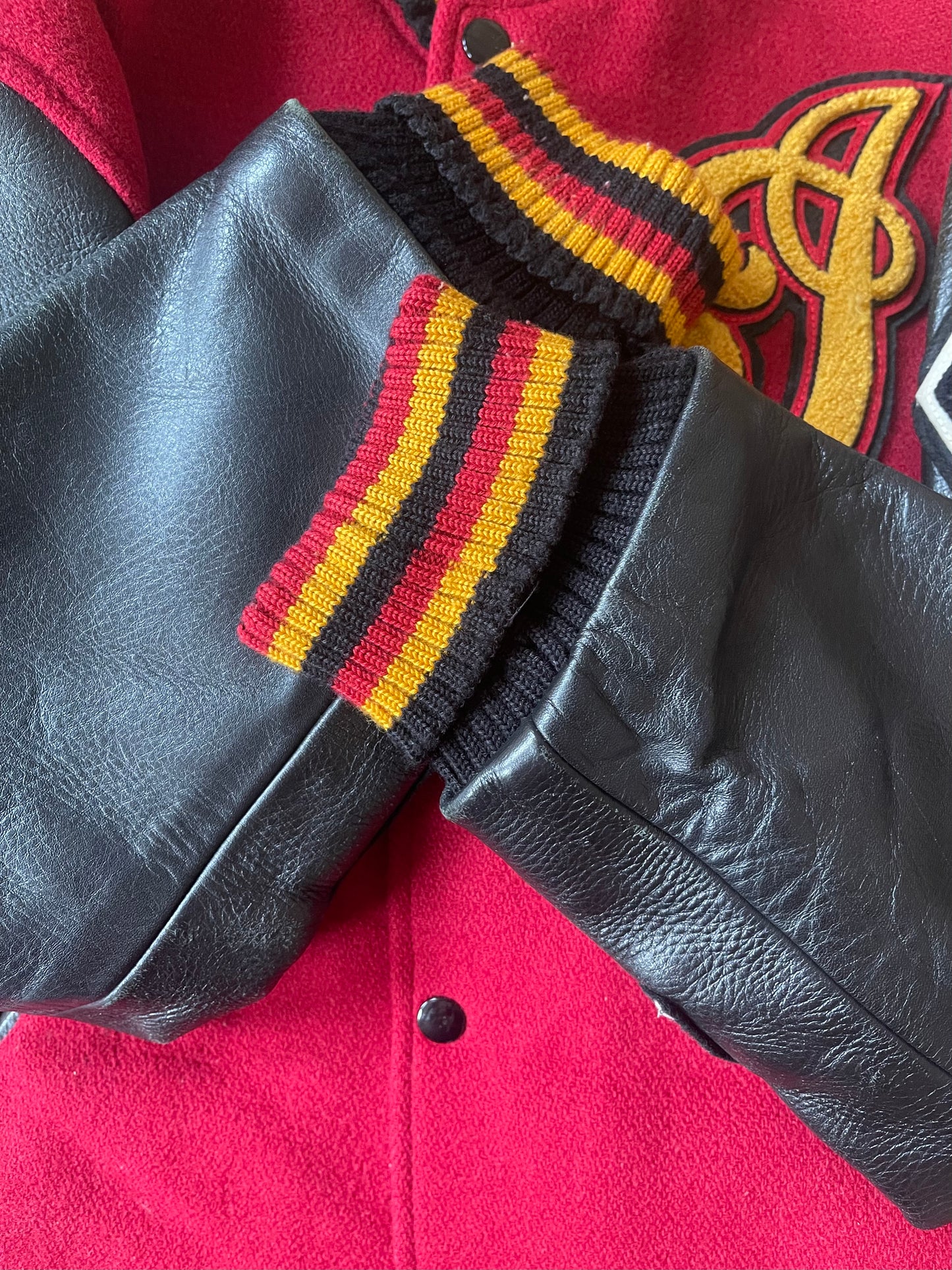 Indian Motorcycle 'Chief Ace' Varsity Jacket - M