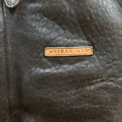Avirex 'Lucky Strike' A2 Leather Flight Jacket - S / M