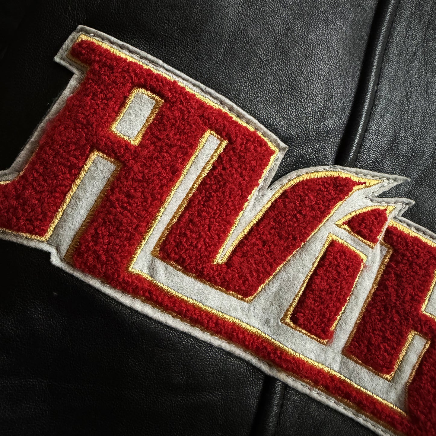 Avirex 'Kajukenbo' Martial Arts Leather Varsity Jacket - XXL
