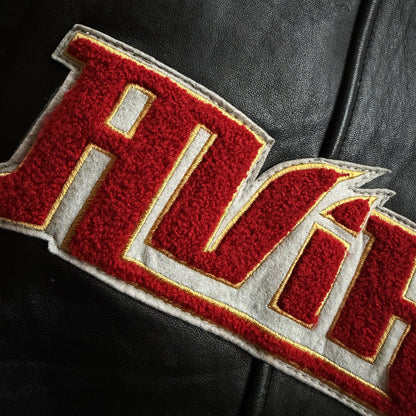 Avirex 'Kajukenbo' Martial Arts Leather Varsity Jacket - XXL