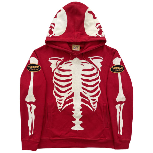 Vanson Leathers Skeleton Hoodie