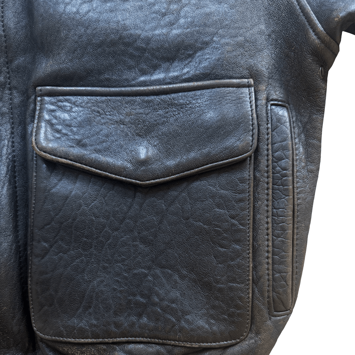 Avirex 'Lucky Strike' A2 Leather Flight Jacket - S / M