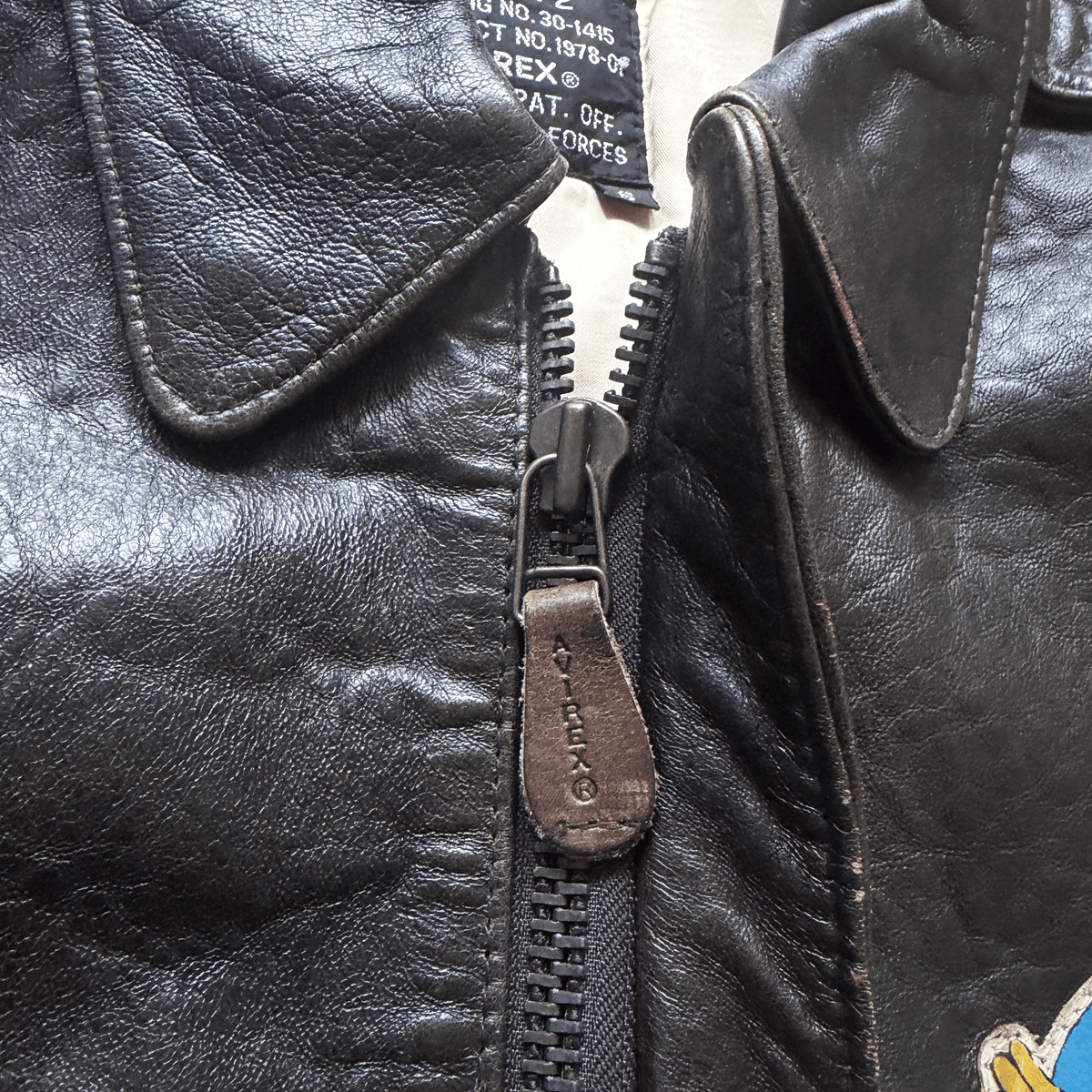 Avirex 'Second Chance' 1992 A2 Leather Flight Jacket - S / M