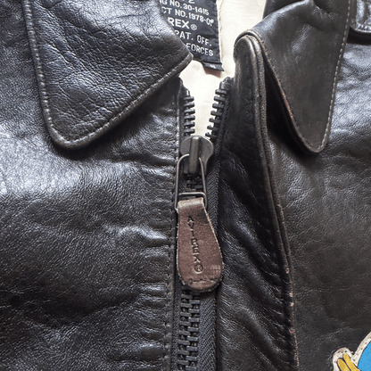 Avirex 'Second Chance' 1992 A2 Leather Flight Jacket - S / M