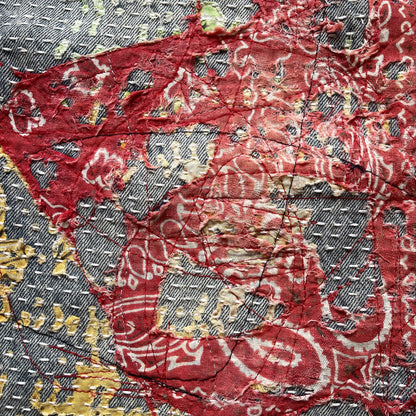 Boro Bandana Sashiko Distressed Jeans - W34"
