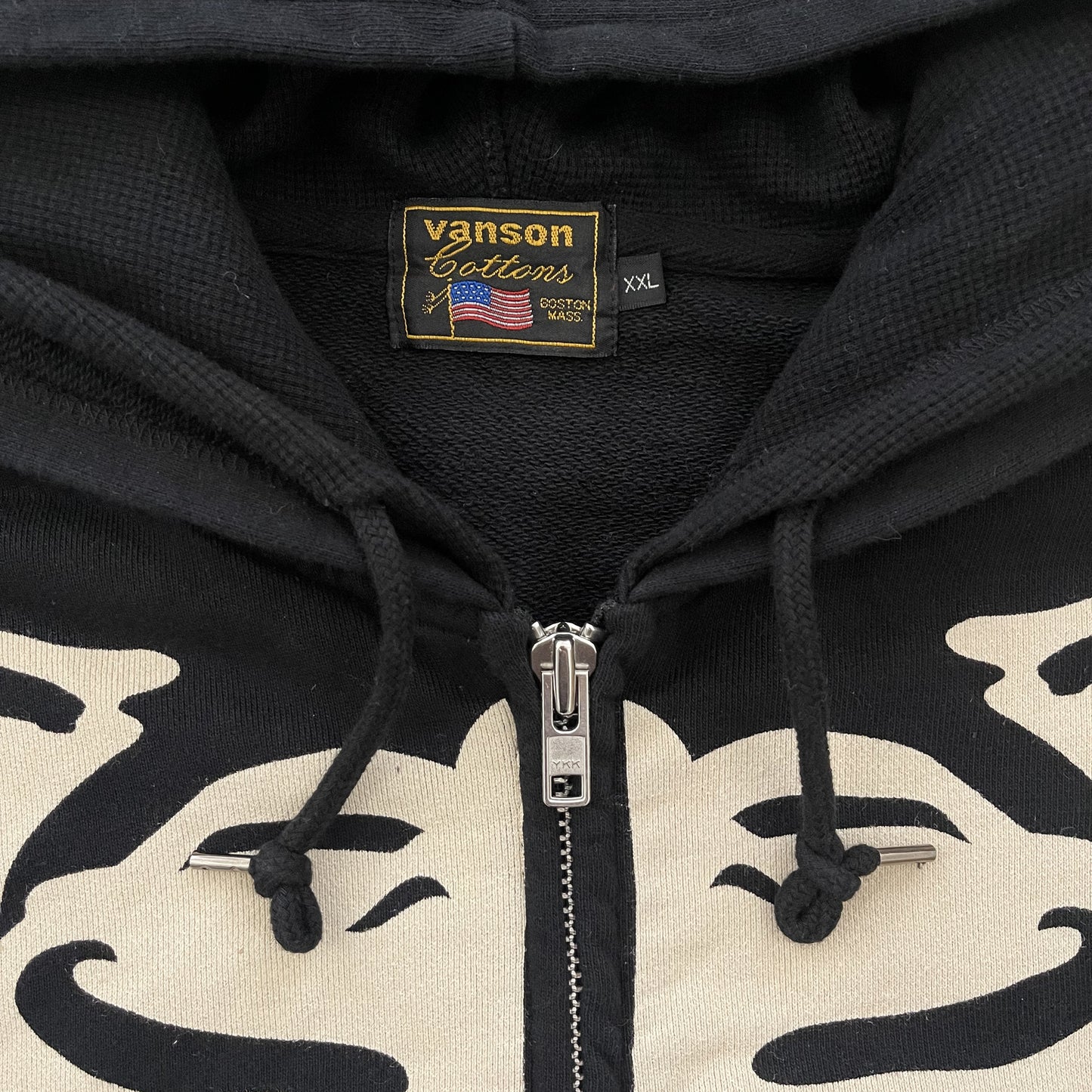 Vanson Leathers Skeleton Hoodie - XXL