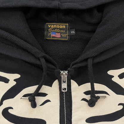 Vanson Leathers Skeleton Hoodie - XXL