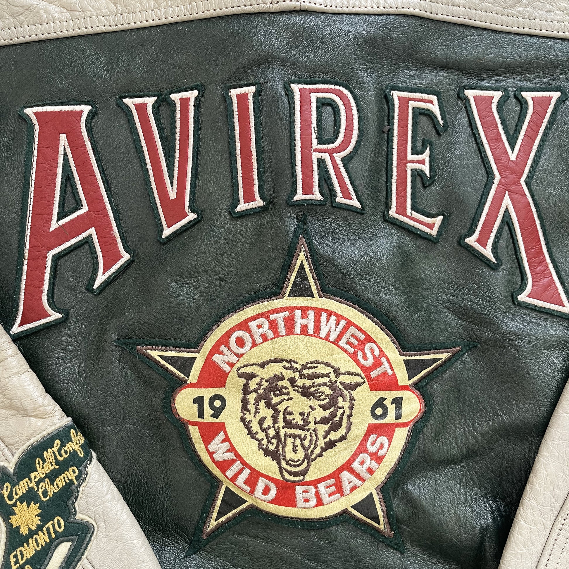 Avirex Leather Varsity Jacket
