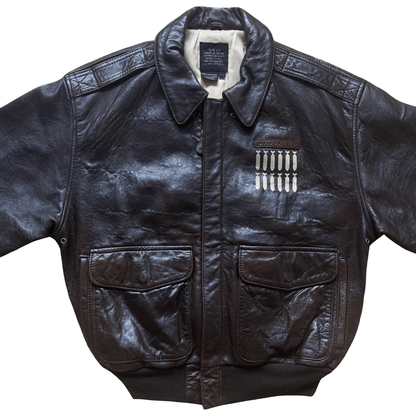 Avirex 'Wild Child' 1987 A2 Leather Flight Jacket - S / M