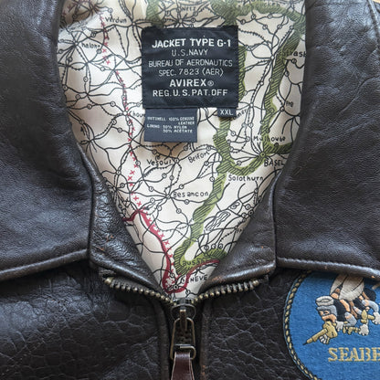 Avirex 1993 Top Gun G-1 Flight Jacket - XXL