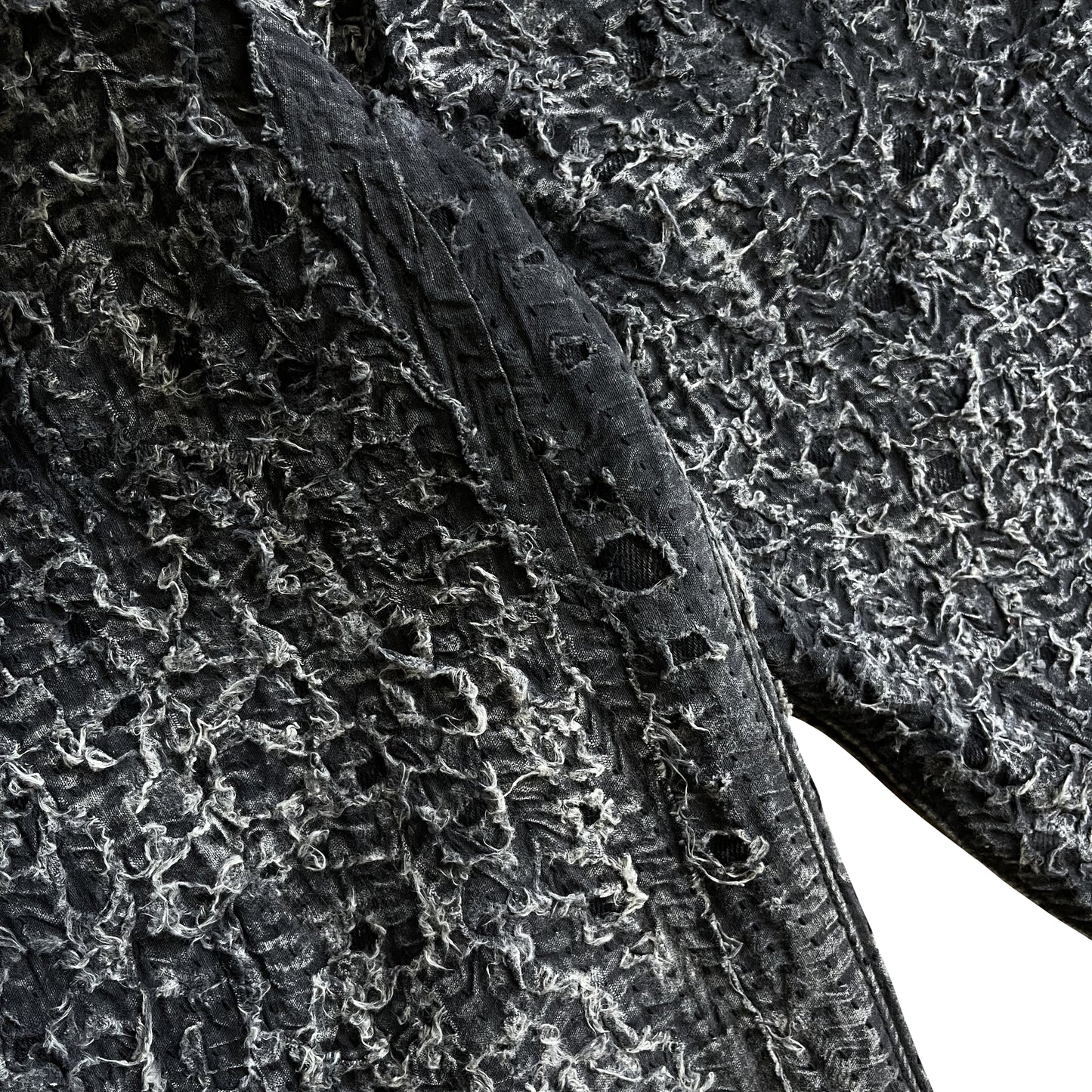 Boro Sashiko Distressed 501 Jeans - W36"