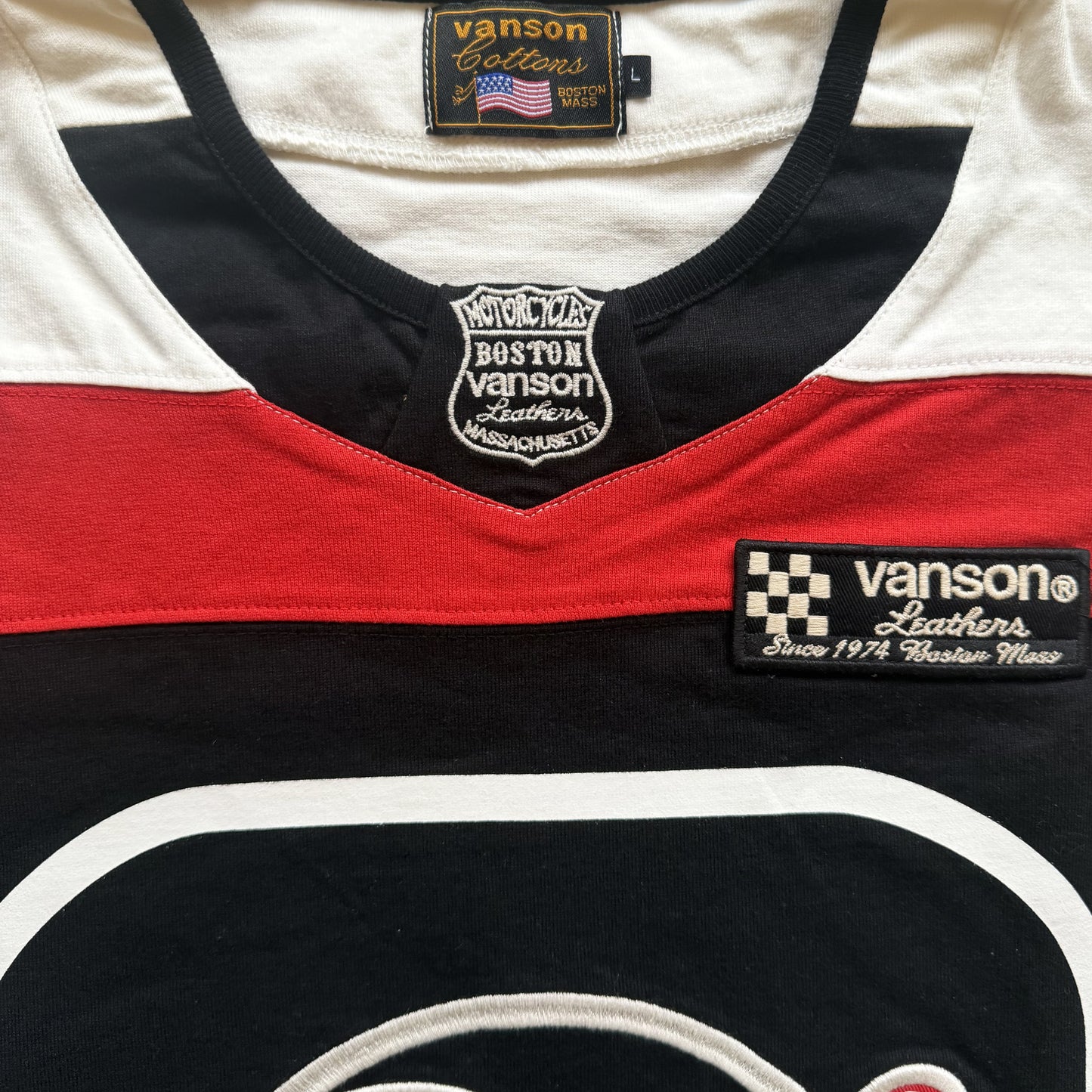 Vanson Leathers Long Sleeve Jersey - M/L