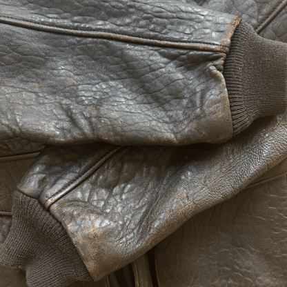Avirex 'Lucky Strike' A2 Leather Flight Jacket - S / M
