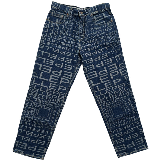 90's Pelle Pelle Monogram Jeans