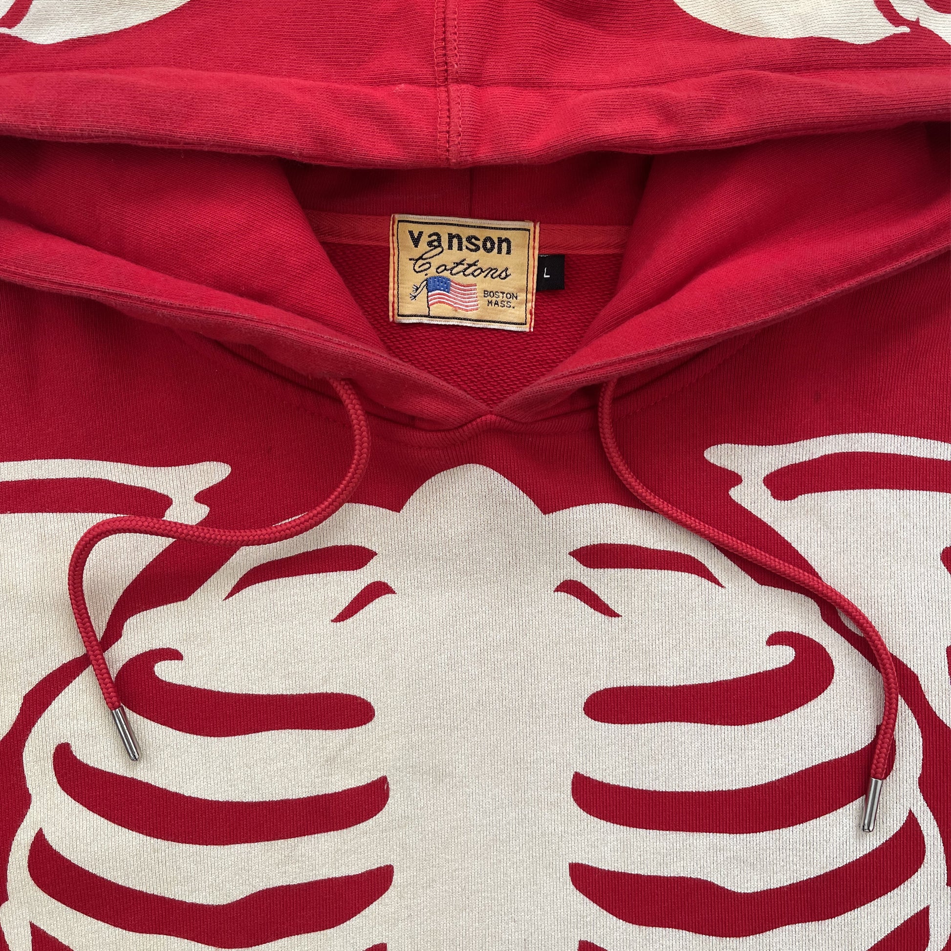 Vanson Leathers Skeleton Hoodie