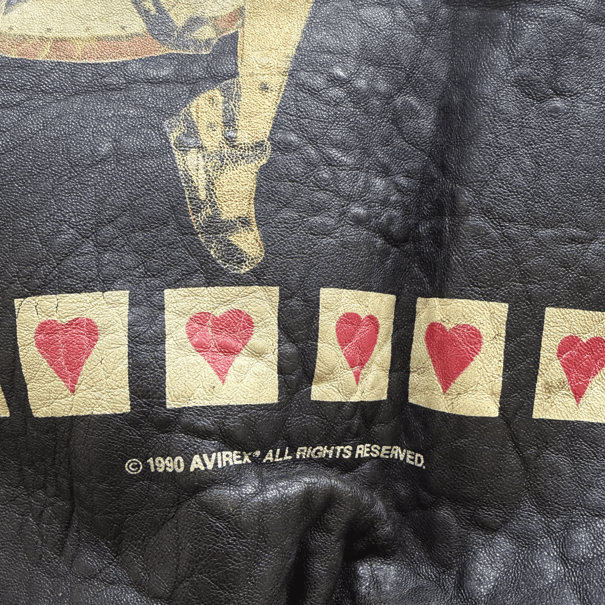 Avirex 'Lucky Strike' A2 Leather Flight Jacket - S / M