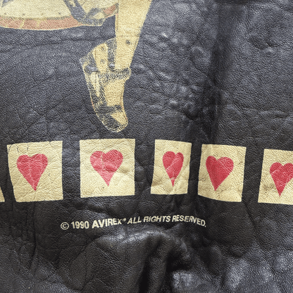 Avirex 'Lucky Strike' A2 Leather Flight Jacket - S / M