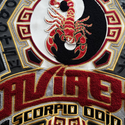 Avirex 'Kajukenbo' Martial Arts Leather Varsity Jacket - XXL