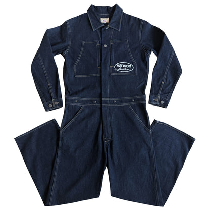 Vanson Leathers Denim Overalls - M