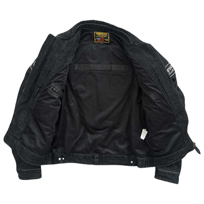 Vanson Leathers Denim Motorcycle Racer Jacket