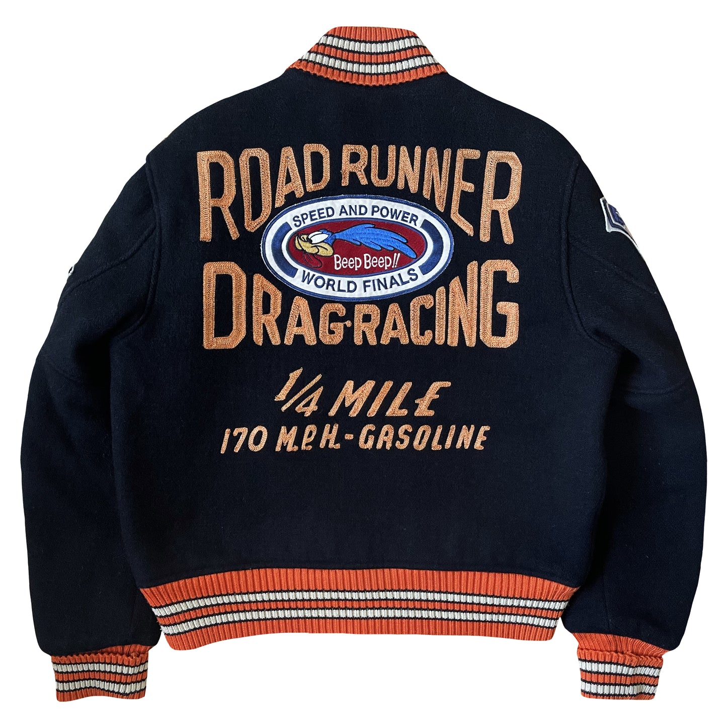 Whitesville Road Runner Drag Race Varsity Jacket - M