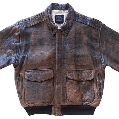 Avirex 1988 Original A2 Leather Flight Jacket - M