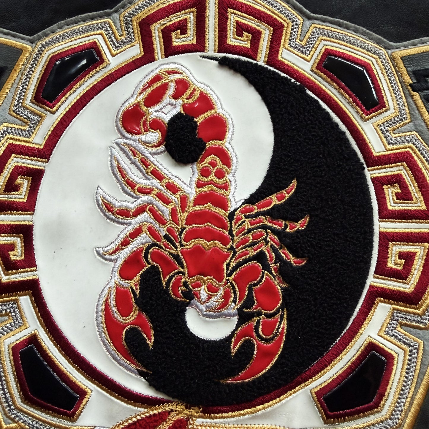 Avirex 'Kajukenbo' Martial Arts Leather Varsity Jacket - XXL