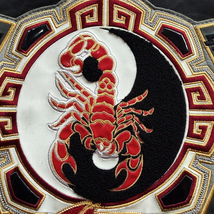 Avirex 'Kajukenbo' Martial Arts Leather Varsity Jacket - XXL