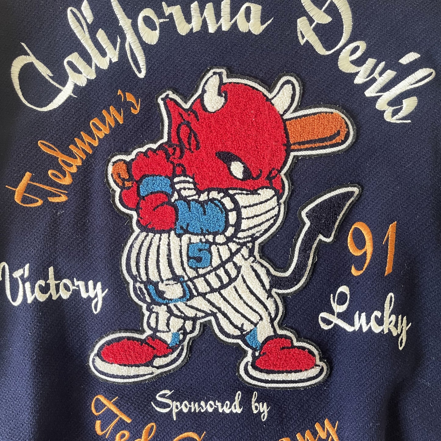 Tedman's 'California Devils' Varsity Jacket - L