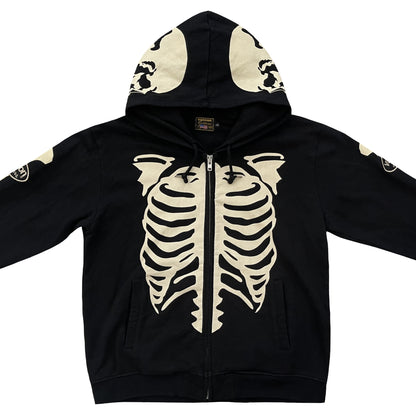 Vanson Leathers Skeleton Hoodie - XXL