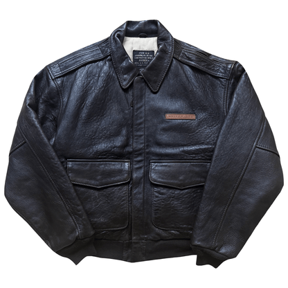 Avirex 'The K.O Kid' 1991 A2 Leather Flight Jacket - XS / S