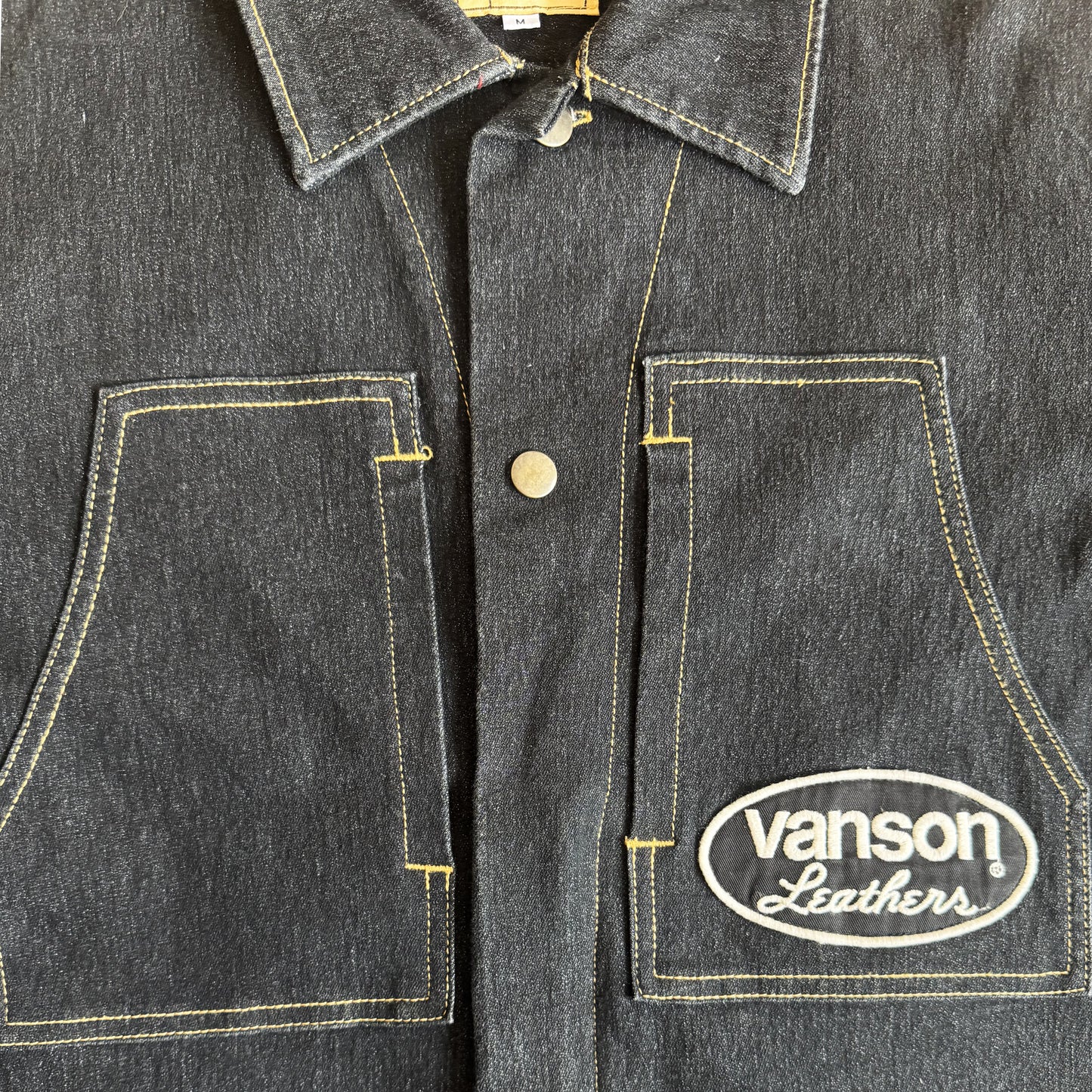 Vanson Leathers Denim Overalls - M