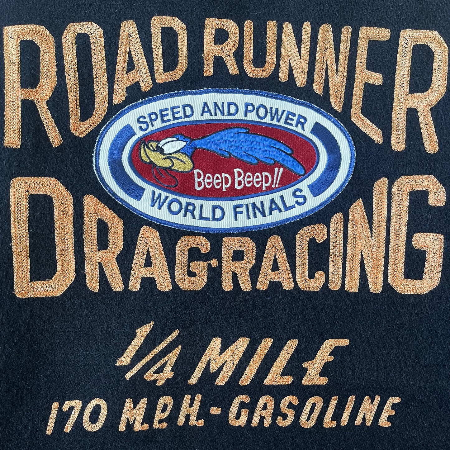 Whitesville Road Runner Drag Race Varsity Jacket - M