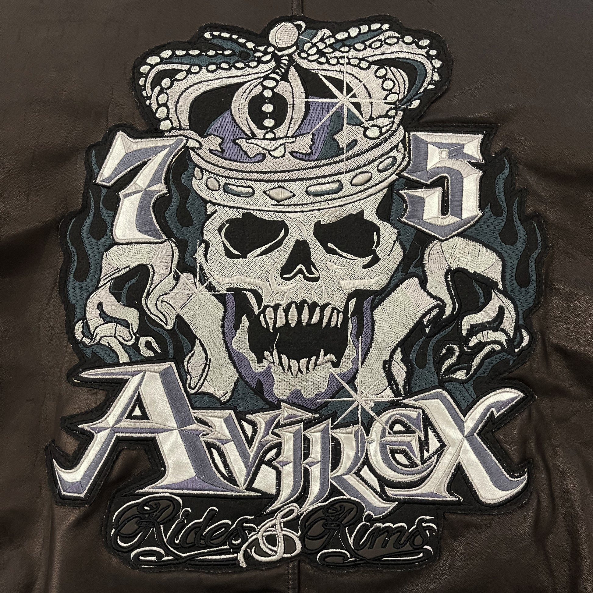 Avirex Leather Varsity Jacket
