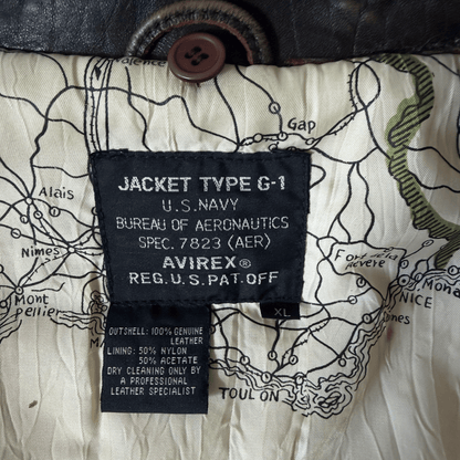 Avirex 1991 Top Gun G-1 Flight Jacket - XL