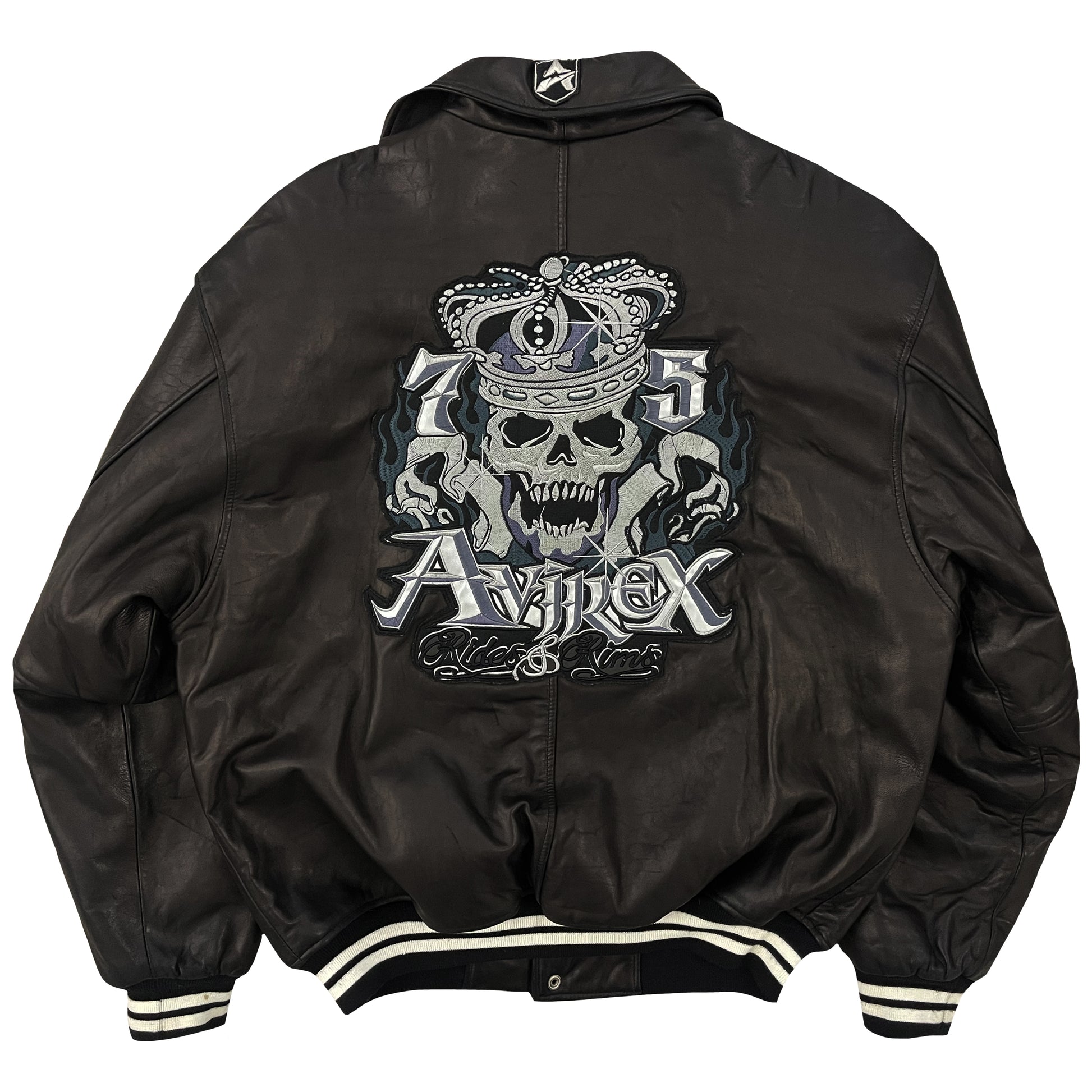 Avirex Leather Varsity Jacket