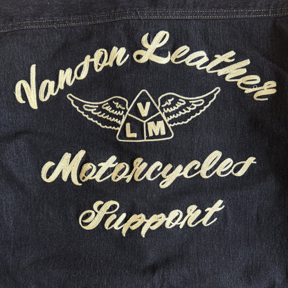 Vanson Leathers Denim Overalls - M