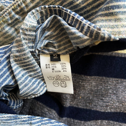 Kapital Hickory Striped Distressed Jacket - M