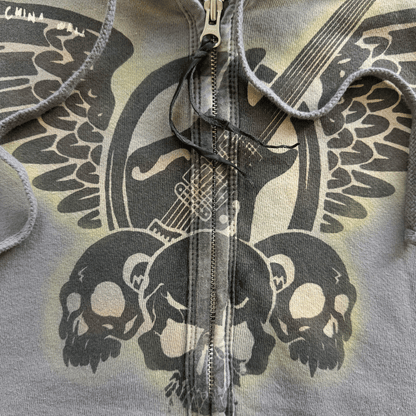 The Great China Wall 'Rocker' Sleeveless Hoodie - XS