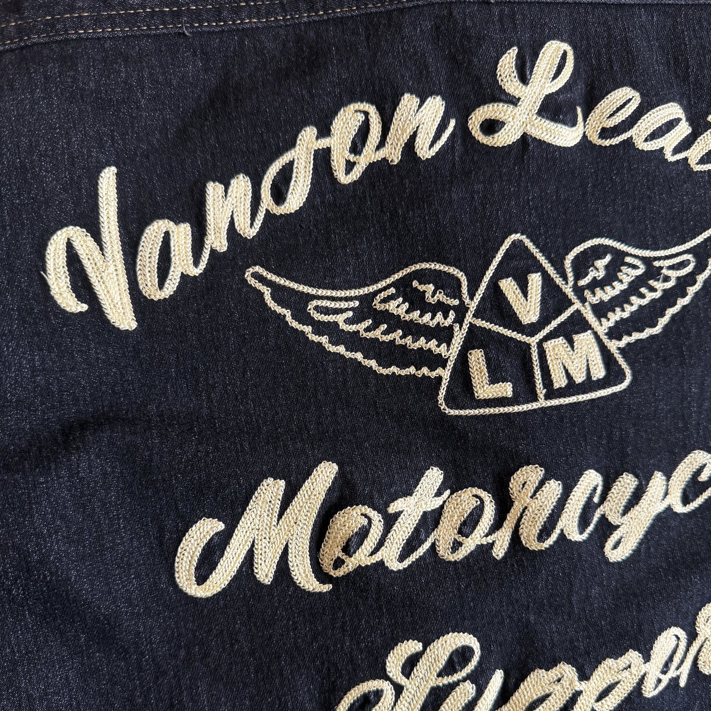 Vanson Leathers Denim Overalls - M