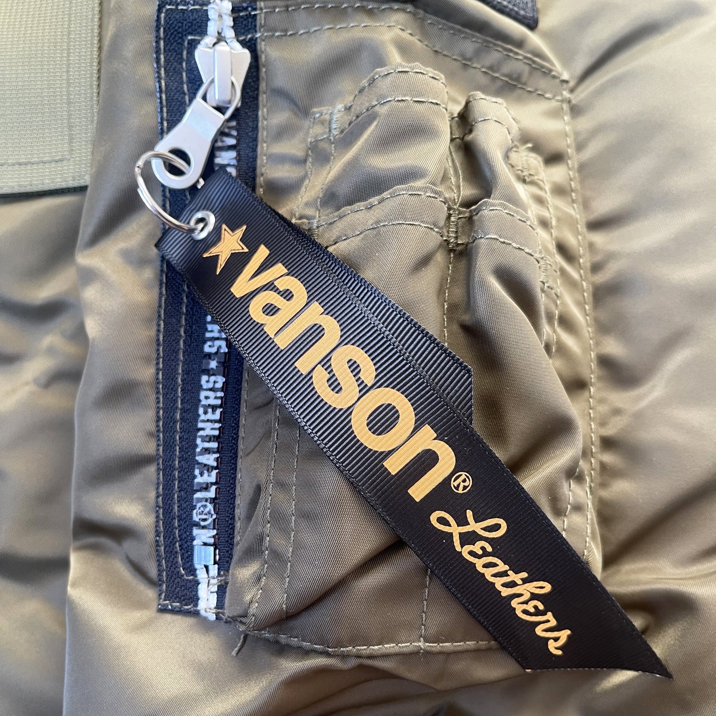 Vanson Leathers MA1 Bomber Jacket - XXL