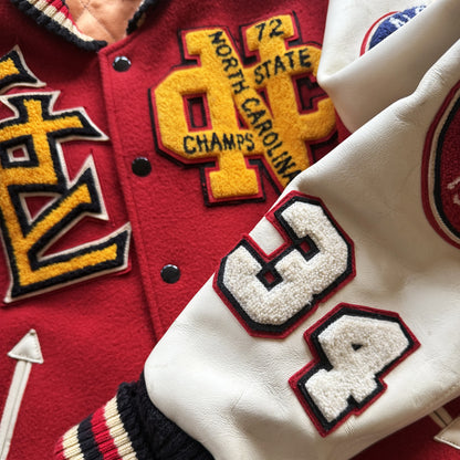 Whitesville 'Golden Eagles' Varsity Jacket - M