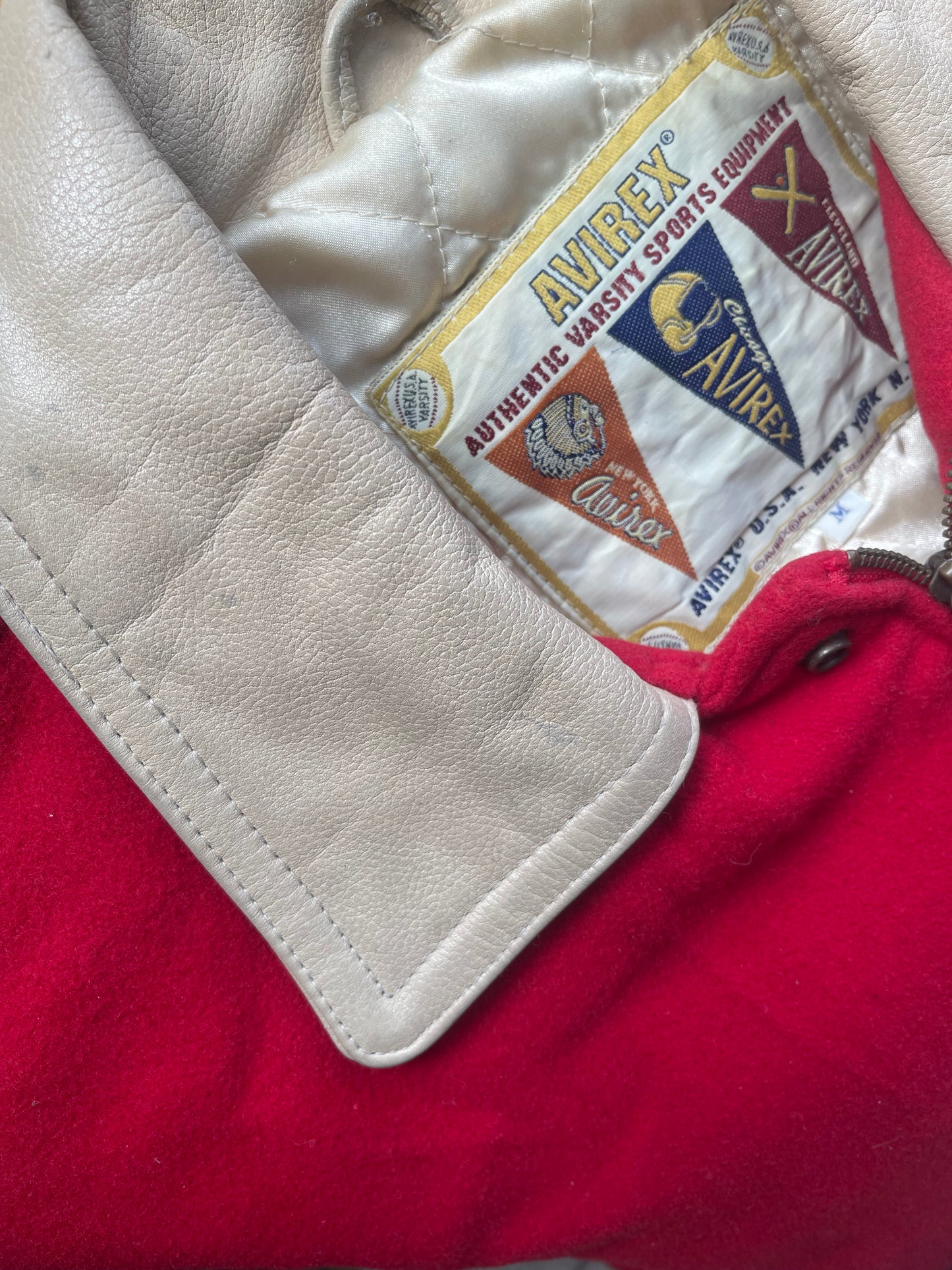 Avirex USA Varsity Jacket - M