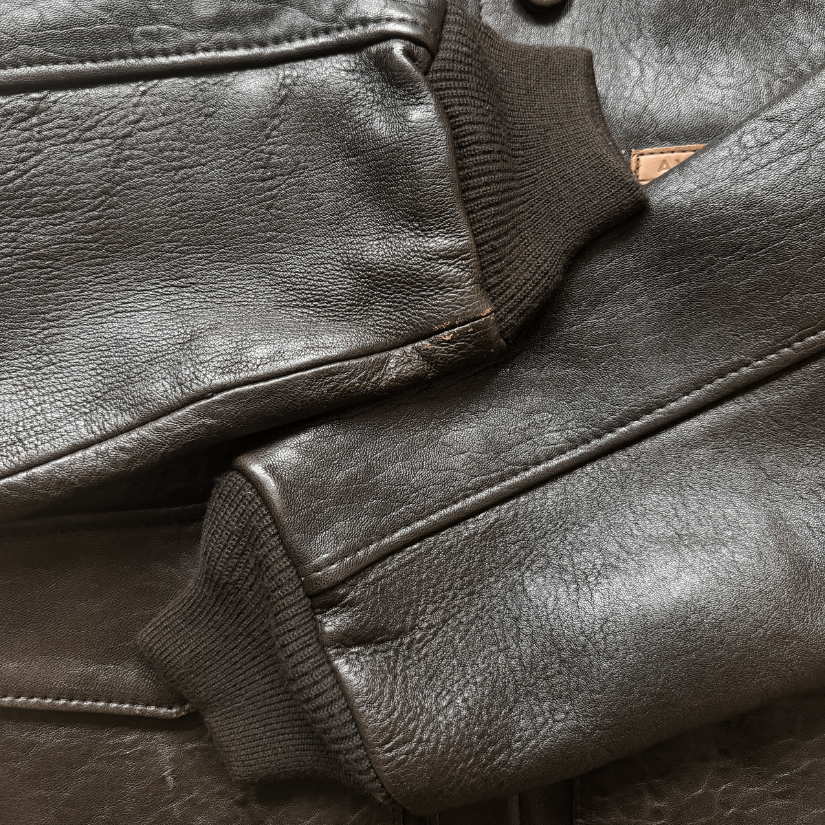 Avirex 'The K.O Kid' 1991 A2 Leather Flight Jacket - XS / S