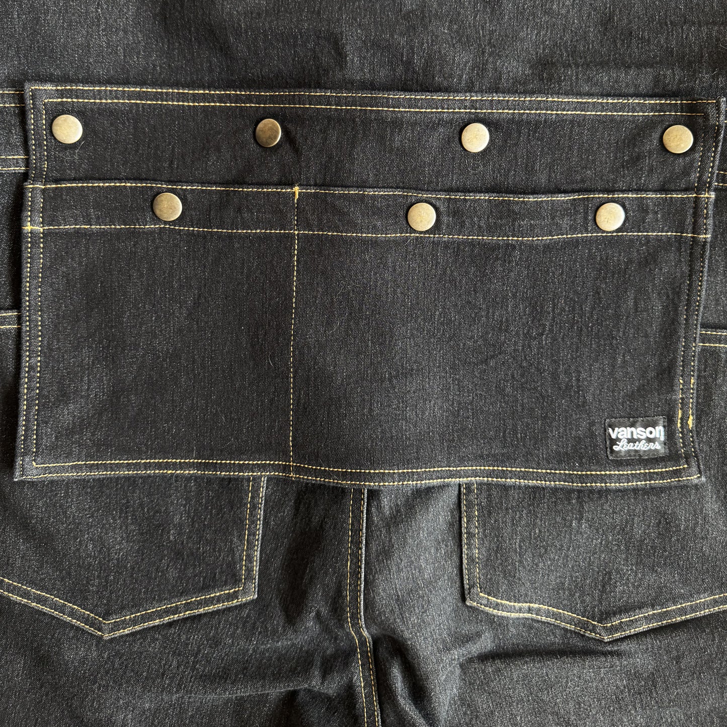 Vanson Leathers Denim Overalls - M