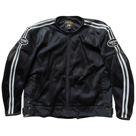 Vanson Leathers Motorcycle Mesh Racing Jacket - XL