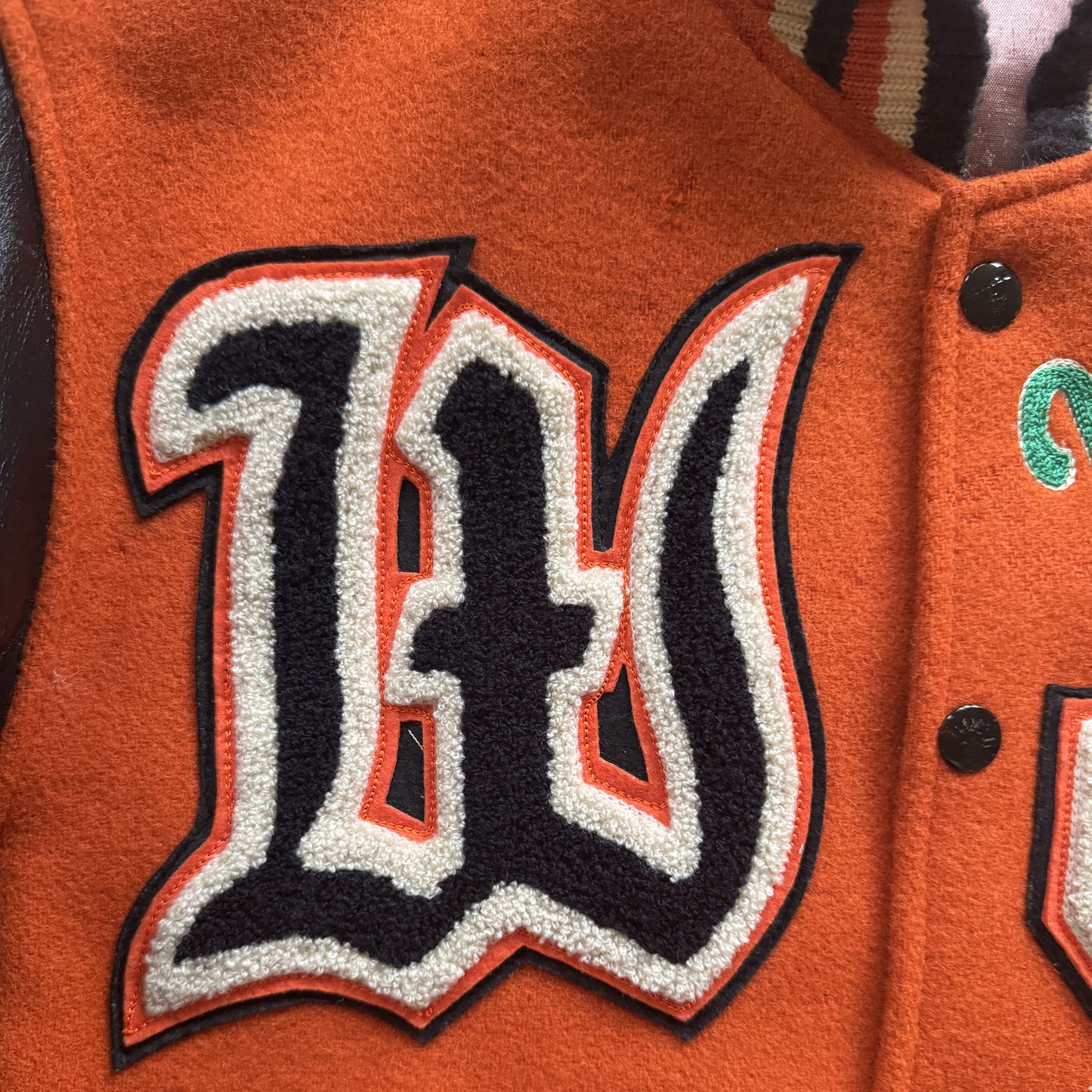 Style Eyes 'Warriors' Varsity Jacket - L