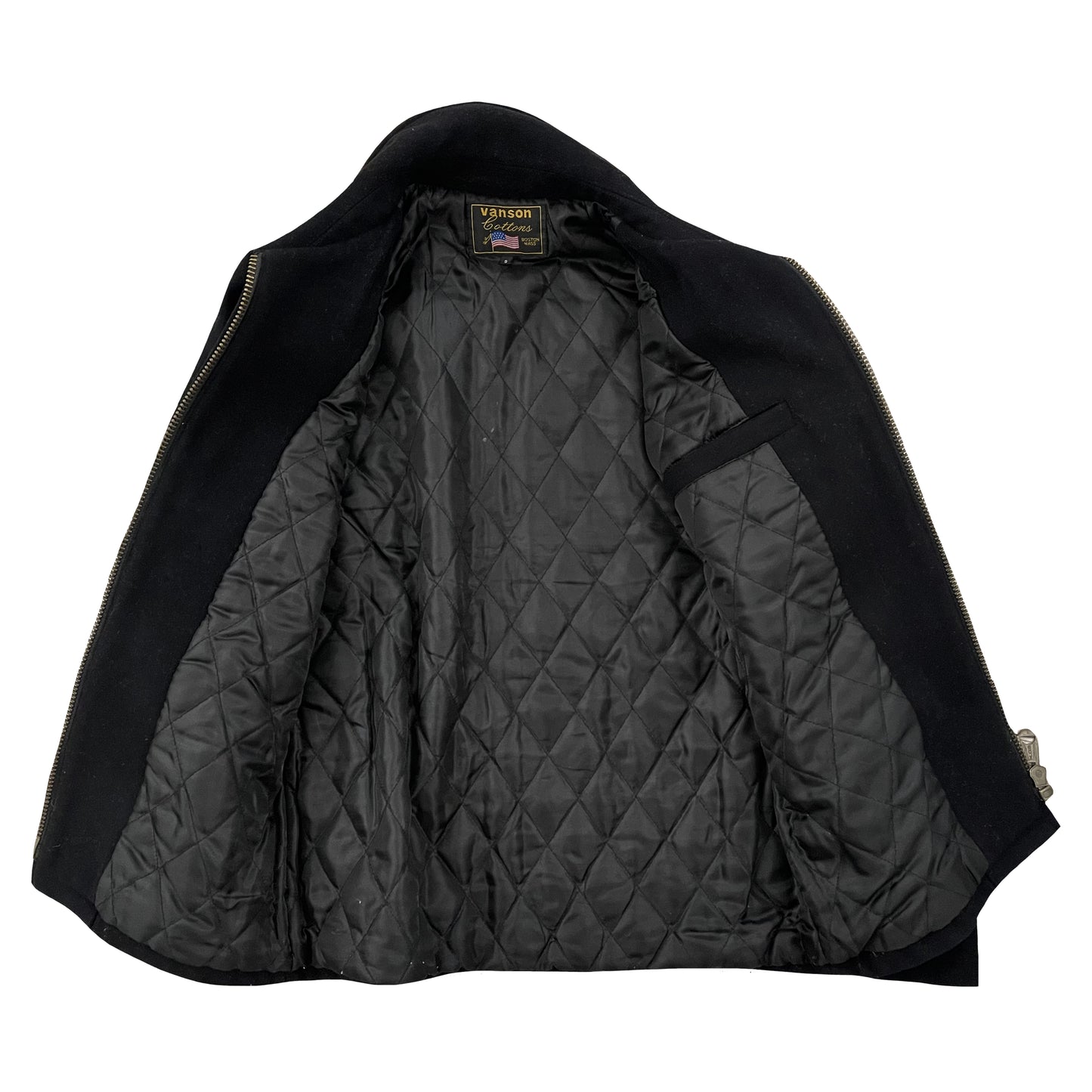 Vanson Leathers Wool Motorcycle Jacket - M