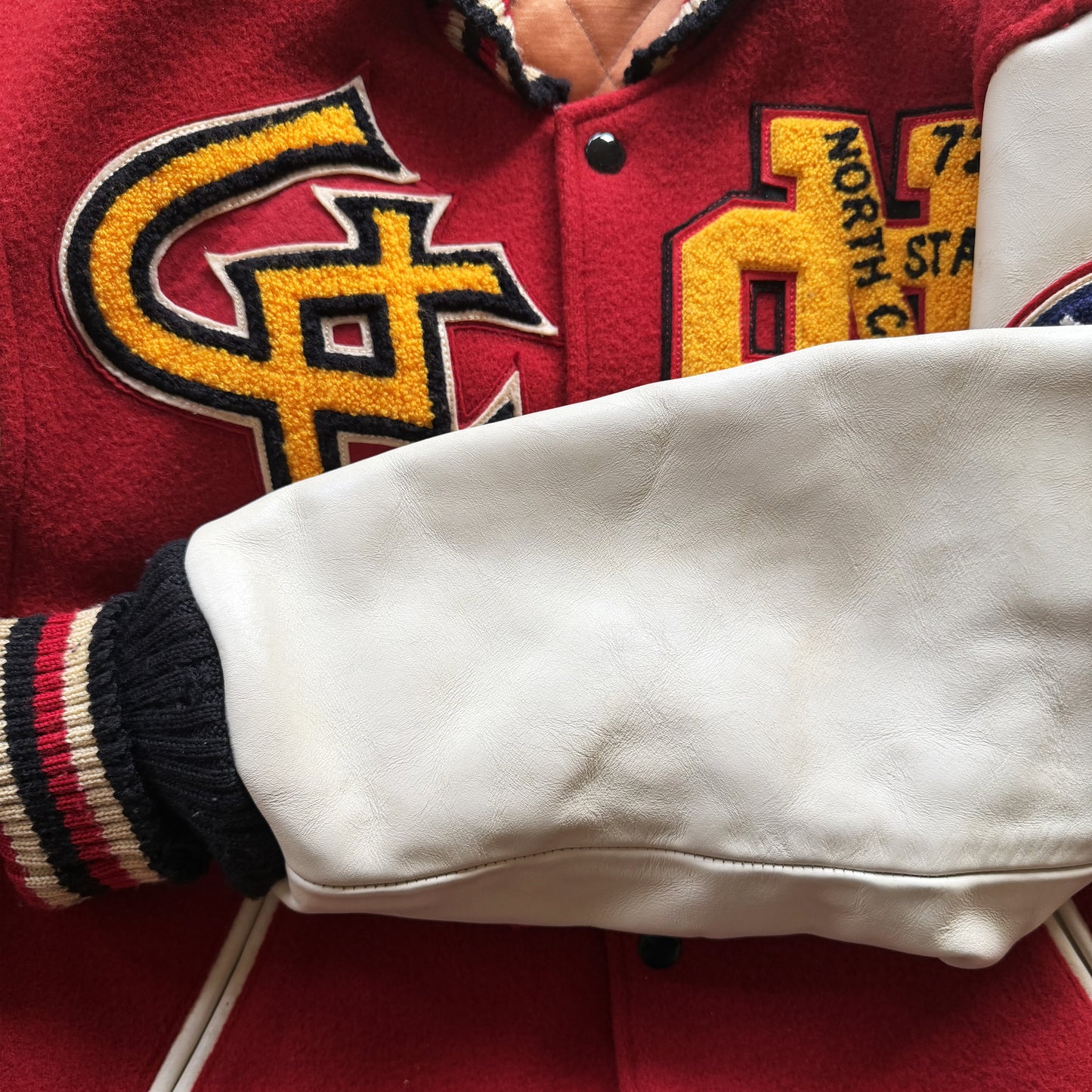 Whitesville 'Golden Eagles' Varsity Jacket - M